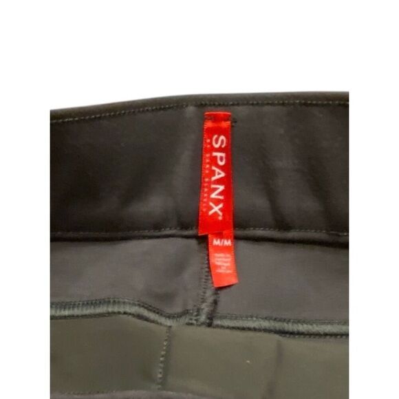 Spanx Dark Grey Ponte Ankle Length Slim Straight Leggings Wm’s Sz Medium - Picture 3 of 3